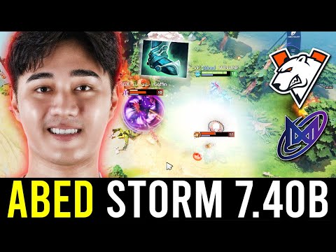 "ABED STORM SPIRIT FIRST BUILD GREAVES vs NIGMA GALAXY!"