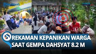 Rekaman Kepanikan Warga saat Gempa Dahsyat 8.2 M Guncang Filipina hingga Sulut & Berpotensi Tsunami
