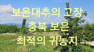 가장 적당한 귀농지를 소개합니다.(보은)