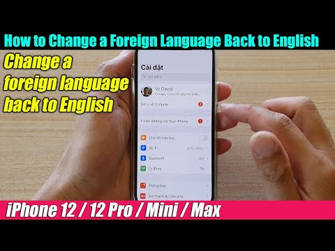iPhone 12/12 Pro: How to Change a Foreign Language Back to English