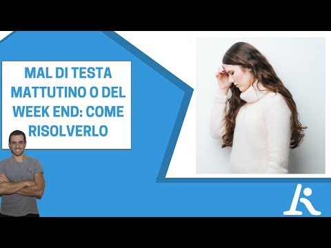 Mal di testa mattutino o del week end: strategie per risolverlo