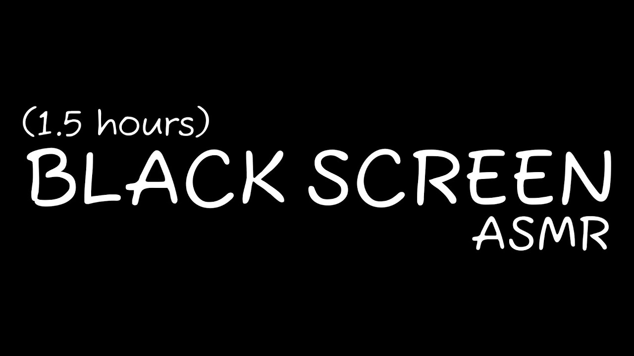 *BLACK SCREEN* 1.5 HOURS Of ASMR | Whispers, tapping, squishing, mouth sounds, visual descriptions)