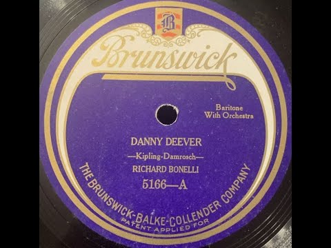 "Danny Deever" song Edison cylinder, Kipling "What are the bugles blowin' for?" said Files-on-Parade