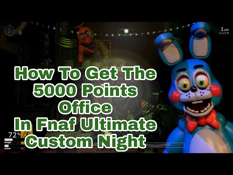 How To Get The 5000 Points Fnaf 3 Office In Fnaf Ultimate Custom Night