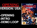 Streets Of Rage 2 USA Sega Genesis Opening Intro Demo Loop
