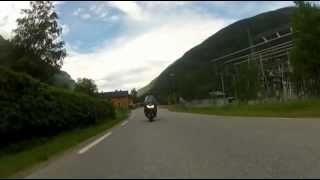 preview picture of video 'Rjukan - Tuddal på motorsykkel'
