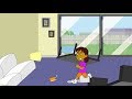 Dora Rages Over A Game And Destroys The House