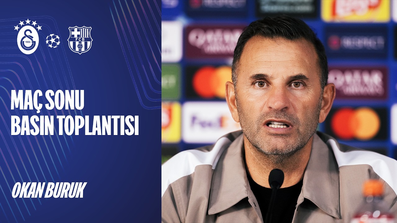 Teknik Direktörümüz Okan Buruk’un, FC Barcelona maçı sonrası basın toplantısı #GSvFCB #UCL