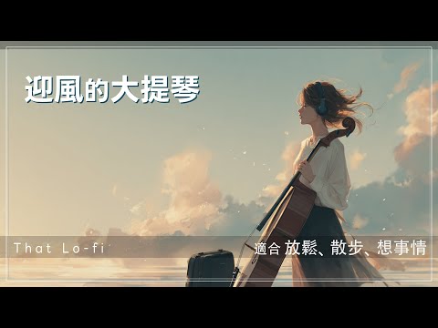 [2小時] 迎風的大提琴｜山丘上的自由旋律 | Cello in the Wind on Hill | instrumental, relaxing, chill