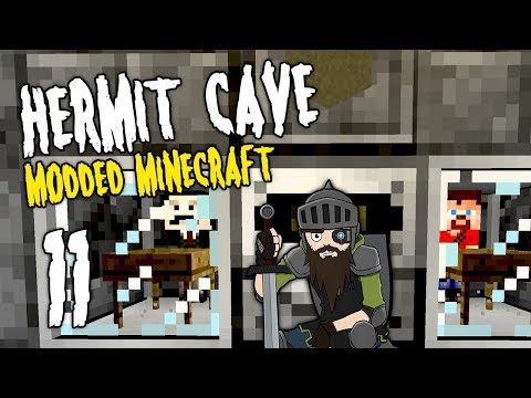 Hermit Cave: 11 | Help from Hermits! | Modded Minecraft