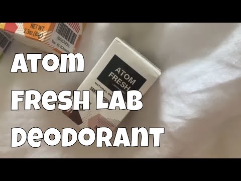 My Experience with Atom Fresh Lab Natural Deodorant #sponsered