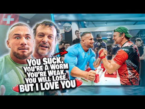 72h nonstop arm wrestling & trash talk (with Devon)