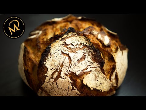 Rye 'n' roll loaf - rye bread without yeast with sourdough