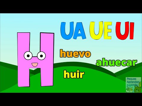 Reglas ortográficas de la letra H  Video para niños de Peques Aprenden Jugando