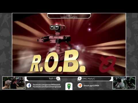 GUMS X Singles (Loser's Quarters) - Raffi-X (ROB) vs DMG MattyG (ZSS/Megaman)