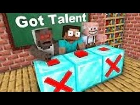 Monster School : *GOT TALENT CHALLENGE NEW EPISODE - Minecraft Animation (Resubido)