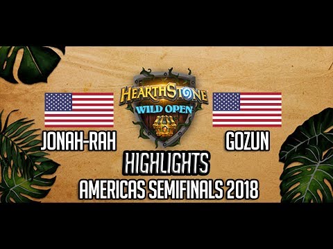 HEARTHSTONE WILD OPEN HIGHLIGHTS | Jonah-rah vs. Gozun | Americas Regionals semifinal | 2018
