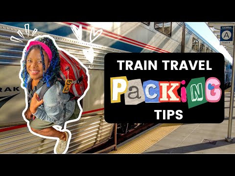Train travel essentials 🚂 | must-have items, packing tips for riding Amtrak & long distance trains