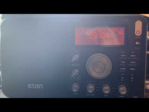 FM DX: 89.1 WHAA Adams, Wisconsin - underwriting, legal ID, July 20, 2019 in NW Arkansas