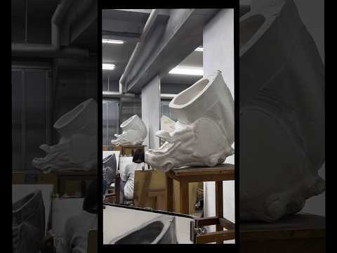彫刻学科 【彫刻科木炭デッサン】モチーフ&生徒作品#彫刻 #すいどーばた美術学院 #木炭デッサン #石膏デッサン #藝大受験