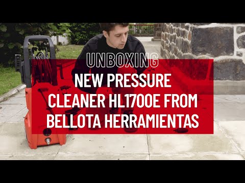 Unboxing new pressure cleaner HL1700E from Bellota Herramientas