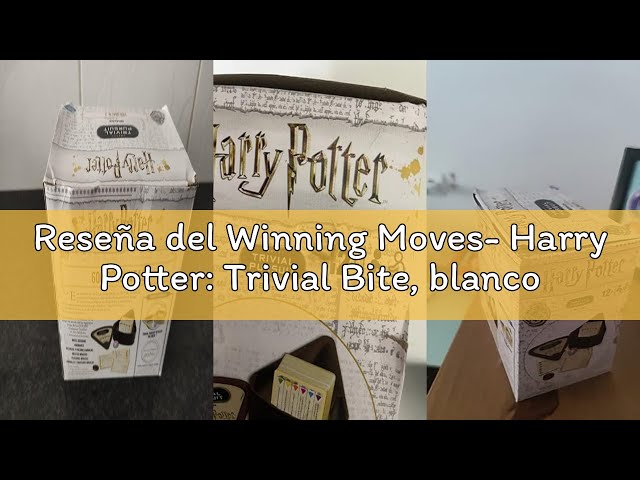 Vídeo relacionado con Winning Moves- Harry Potter: Trivial Bite, blanco (40303)