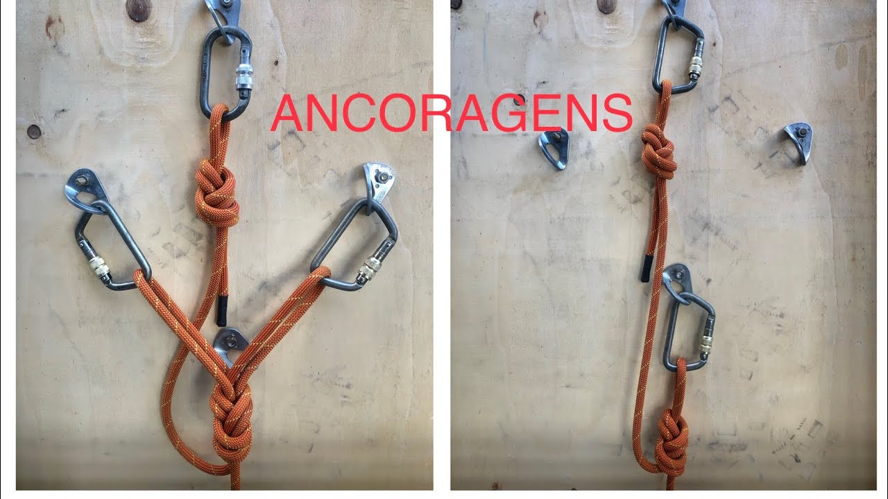 Como fazer uma ancoragem segura no rapel esportivo.