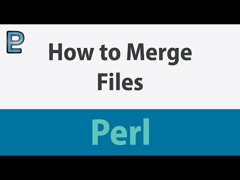How to Easily Merge Files with Perl | Simple Perl Programming Tutorial