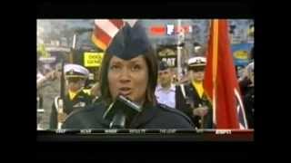 preview picture of video 'The Star Spangled Banner TSgt Frances Kness 08-24-12'