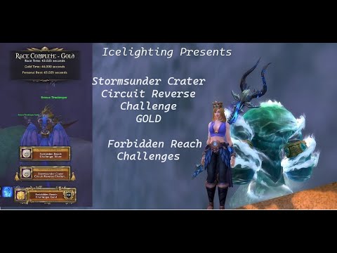 Stormsunder Crater Circuit Reverse Challenge GOLD - Forbidden Reach Challenges - Race Time: 43.025