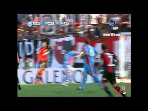 GOL DE SCOCCO - NEWELL'S 2 ARSENAL 1 - FECHA 12 (27 10 2012)