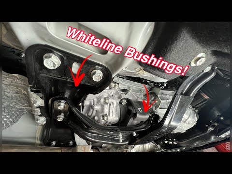 2022 WRX Whiteline Positive Shift Kit Bushing Install