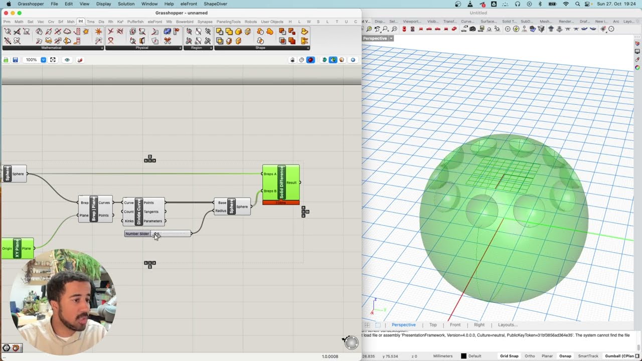 Grasshopper Basics 06: Intersections and Boolean Operations