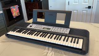 Video thumbnail for Yamaha YPT270 61 Key Portable Keyboard With Power Adapter Review by ITR Reviews