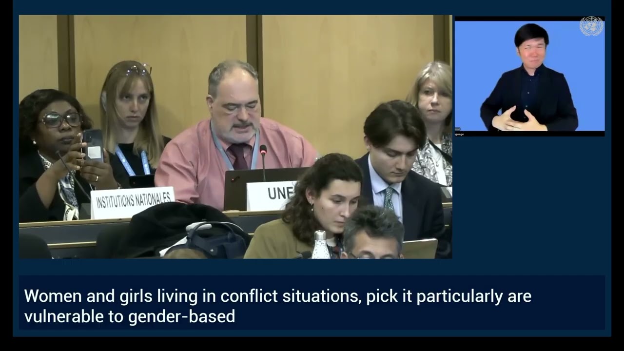 HRC61 UNFPA Statement at the Annual Discussion on the Rights of the Child - Mr. Alfonso Barragues