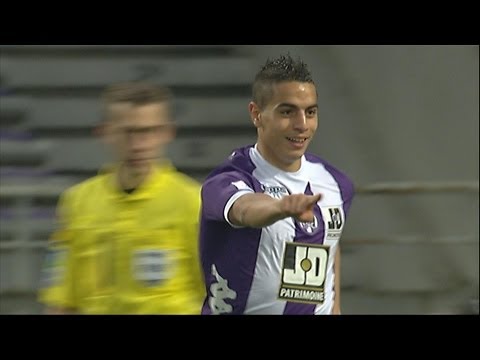 But Wissam BEN YEDDER (8') - Toulouse FC - OGC Nice (3-4) / 2012-13