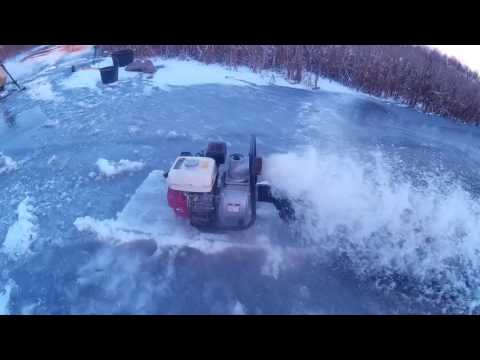 Аэрация воды мотопомпами, или как предотвратить замор рыбы зимой