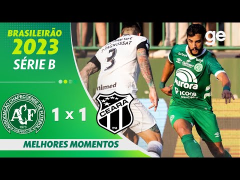 Gols e lances de Chapecoense x Ceará