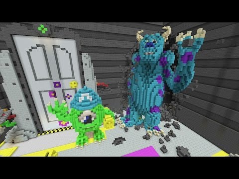 Insane Disney Pixar Hunger Games in Stampy's Minecraft!
