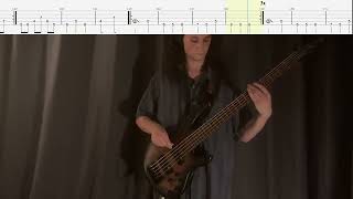 Between the Buried and Me- Informal Gluttony (Bass Cover with On-Screen Tabs)
