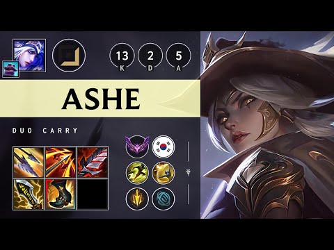 Ashe ADC vs Kai'Sa - KR Master Patch 25.09
