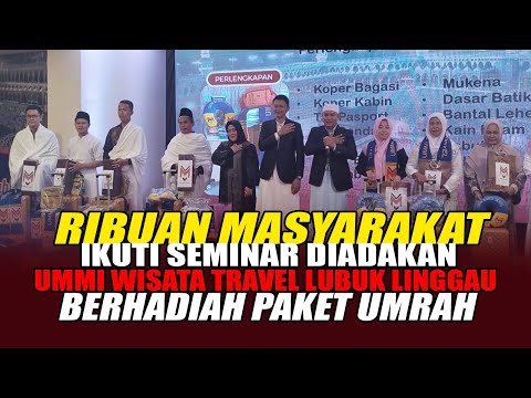 Seminar Ummi Wisata Travel Lubuk Linggau Berhadiah Umrah