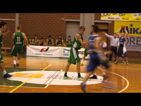 slovenska-kosarka.si: Lepo polaganje Gašperja Polajnarja (Elektro GP:Sonik)