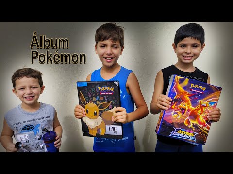 Mega Álbum de Cartas Pokémon do Heitor