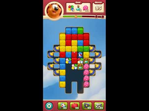 Toon Blast Level 7520 - NO BOOSTERS 🐻🐺🐱 | SKILLGAMING ✔️