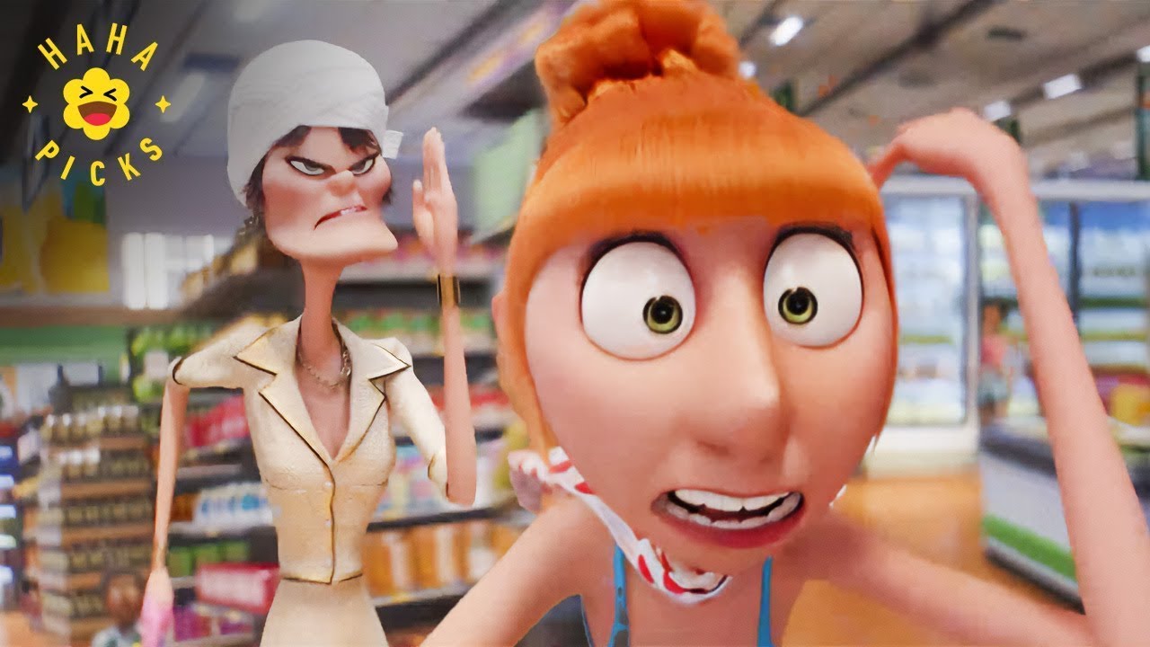 Chased Round the Supermarket by Crazy Old Lady | Despicable Me 4
