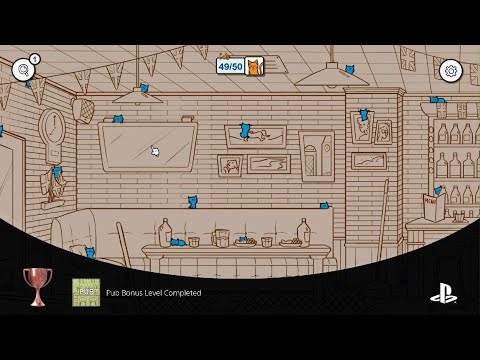 Hidden Cats in London Pub Bonus Level Completed Trophy PlayStation 5 PS5 Guide Game