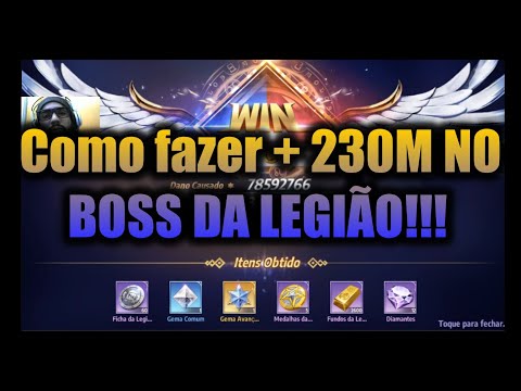 COMO FAZER + DE 230M NO BOSS DA LEGIÃO - Saint Seiya Awakeing