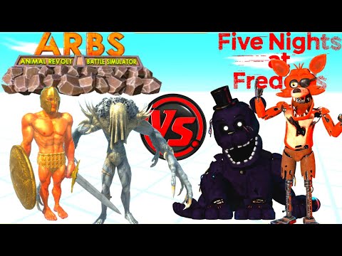 ARBS VS ANIMATRONICS - TOURNAMENT - BOSSES VS FNAF CHARACTERS! - ARBS