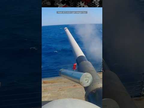 Firing the 127mm Naval Gun